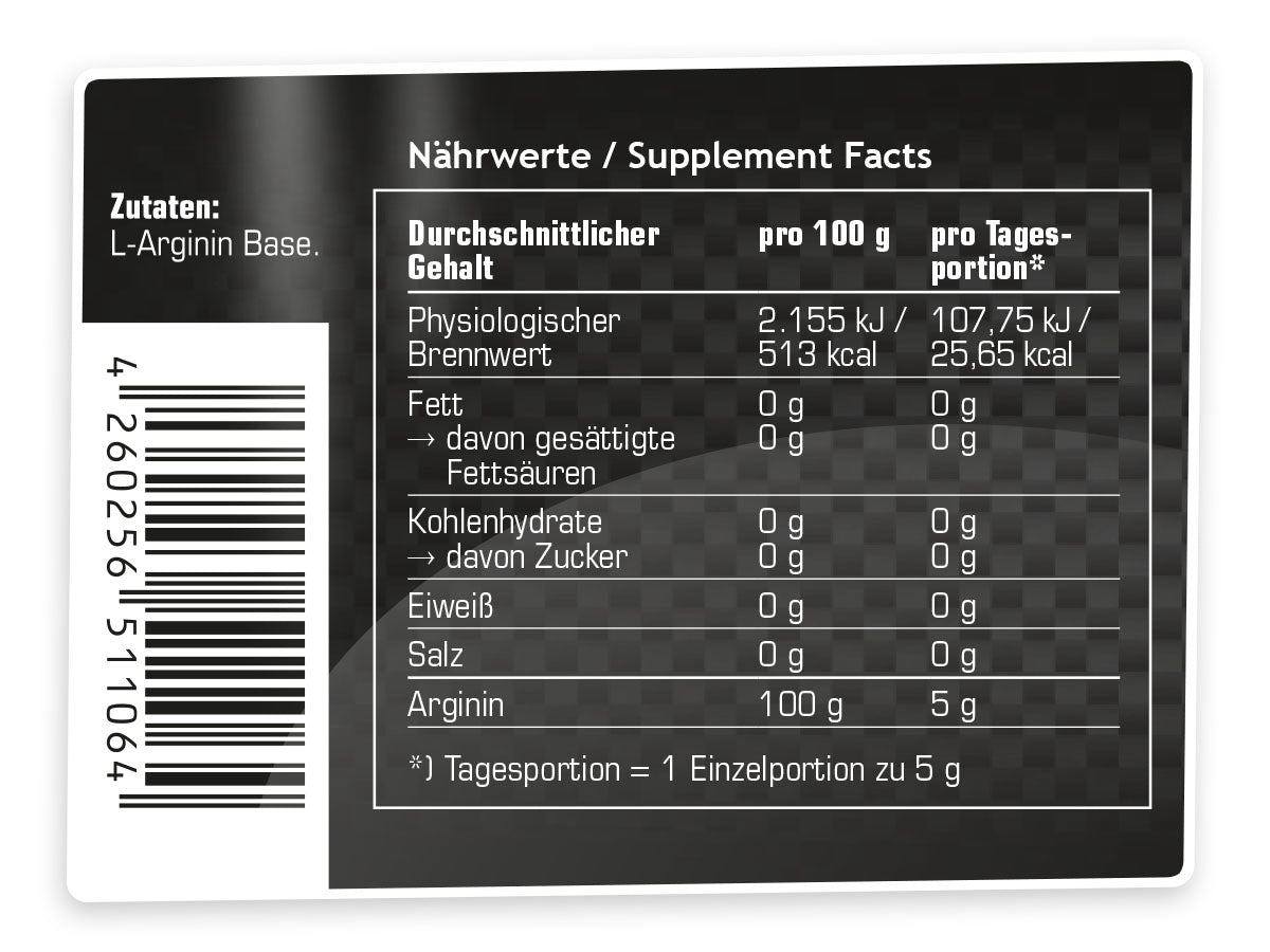 ARGININ - SRS Nutrition 250g