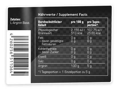 ARGININ - SRS Nutrition 250g