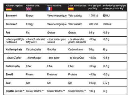 MST - Cluster Dextrin® 1KG Unflavored