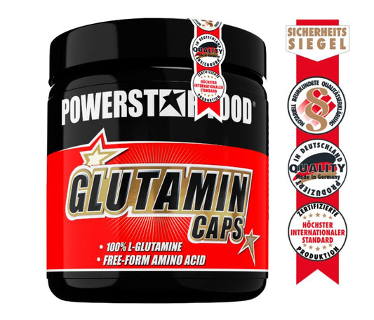 Powerstar Food GLUTAMIN CAPS - L-Glutamin - 300 Kapseln