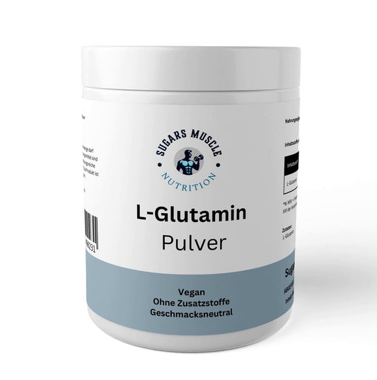 L-Glutamin Pulver - Sugars Muscle Nutrition -500g