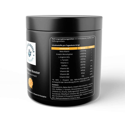 Pre-Workout Booster - Sugars Muscle Nutrition - Orange