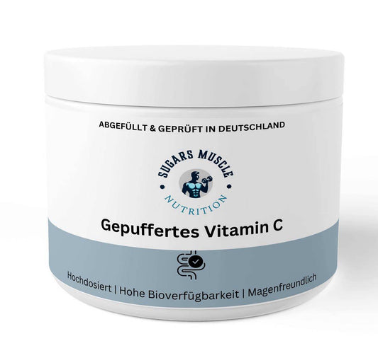 Vitamin C ( gepuffert) -Sugars Muscle Nutrition - 360 Kapseln